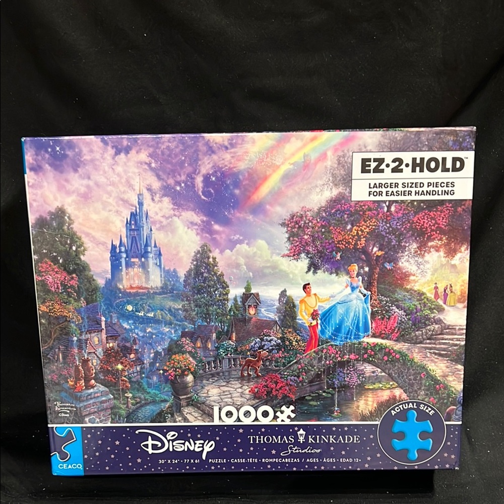 Disney Thomas Kinkade Cinderella Wished Upon a Dream Puzzle